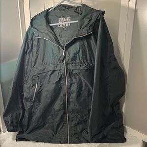 Men's Black Windbreaker Jacket